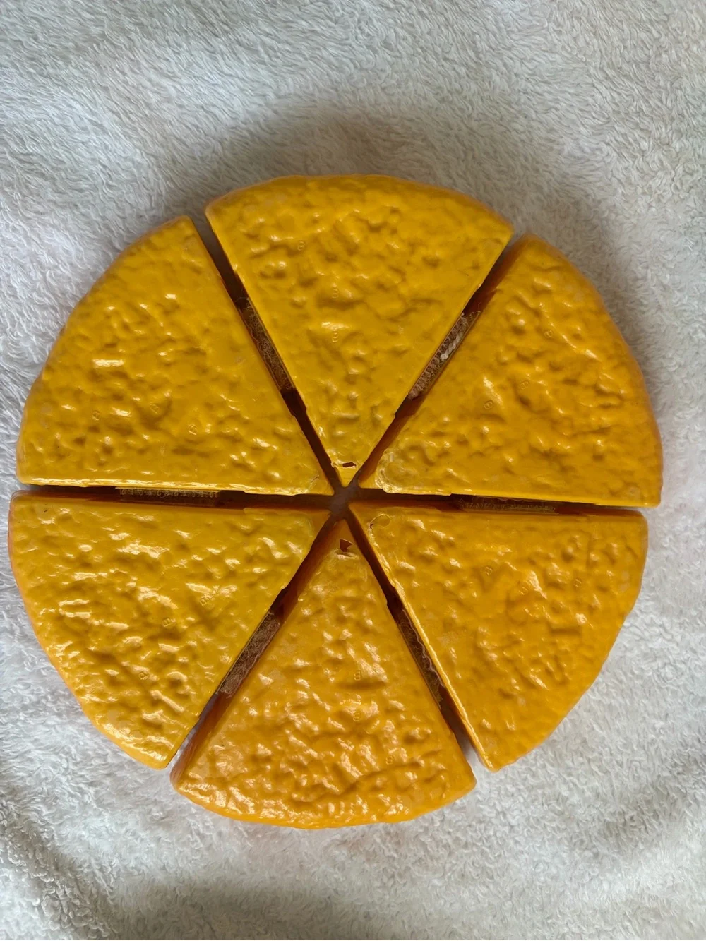 Plastic pretend play pizza
